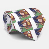 グルメドッグおもしろい ネクタイ (ロール)