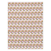 グルメドーナツショップブレックファーストフードドーナツプリント テーブルクロス (正面)