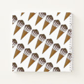 グルメバニラアイスクリームヌッテヌナッツバディコーン ノートブック (裏面)