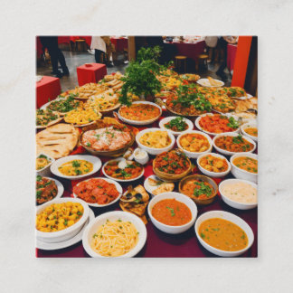 グルメパラダイス連絡カード コーリングカード