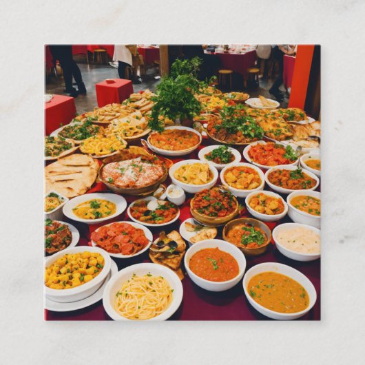 グルメパラダイス連絡カード コーリングカード (正面)