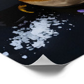 グルメフォアグラと赤ワインの削減 ポスター (角)