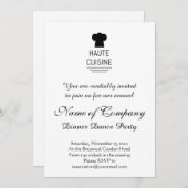 グルメフランスのオートクイジュニーズ 招待状 (正面/裏面)