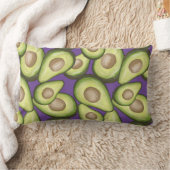 グルメフレッシュカットビーガンアバカドス ランバークッション (ブランケット)