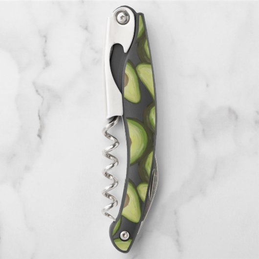 グルメフレッシュカットビーガンアボカドパターン ソムリエナイフ (正面)