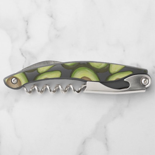 グルメフレッシュカットビーガンアボカドパターン ソムリエナイフ (裏面)