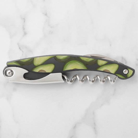 グルメフレッシュカットビーガンアボカドパターン ソムリエナイフ (正面)