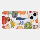グルメフードコラージュスマホケース Case-Mate iPhoneケース (裏面 (横))