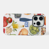 グルメフードコラージュスマホケース iPhoneケース (裏面横)