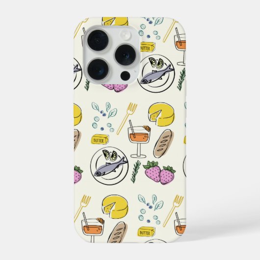 グルメミニマル iPhoneケース (裏面)