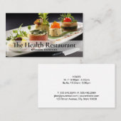 グルメ前菜 | ハルドゥヴレス 名刺 (正面/裏面)