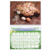 グルメ向きのカレンダー カレンダー (3月 2027)