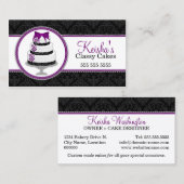 グルメ向きのケーキのベーカリー 名刺 (正面/裏面)