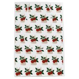 グルメ愛好家 – エプロン&トマト ミディアムペーパーバッグ