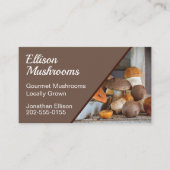 グルメ料理キノコ 名刺 (正面)