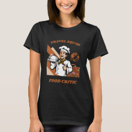 グルメ旅好き 食レポ隊 Tシャツ