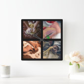 グルメ時計 スクエア壁時計 (ホーム)