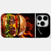 グルメ蒸しチーズバーガー Case-Mate iPhoneケース (裏面 (横))