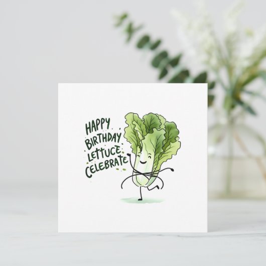 グルメ誕生日カード (スタンド正面)