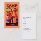 グルメ・コーヒーの促進に関与する者のためのBC 名刺 (正面/裏面)