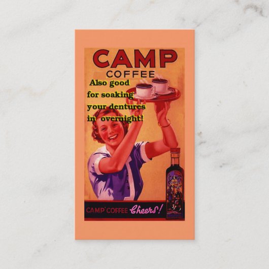 グルメ・コーヒーの促進に関与する者のためのBC 名刺 (正面)