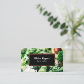 グルメ | サラダ | シェフ 名刺 (スタンド正面)