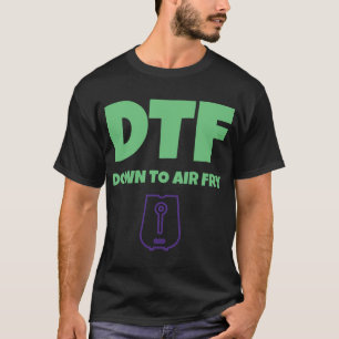 グルメDTF AirFryのおもしろいな空気フライ鍋に Tシャツ