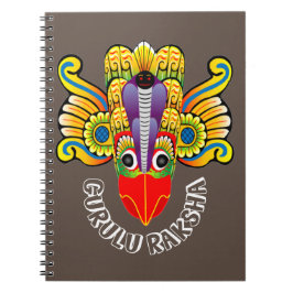 グルルラクシャスリランカデーモンデザイン ノートブック
