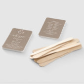 グルロテラコッタ結婚式 プログラムハンドファン ハンドファン (組立なし)