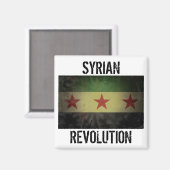 グルンギー「シリア革命」シリア国旗 マグネット (正面/裏面)