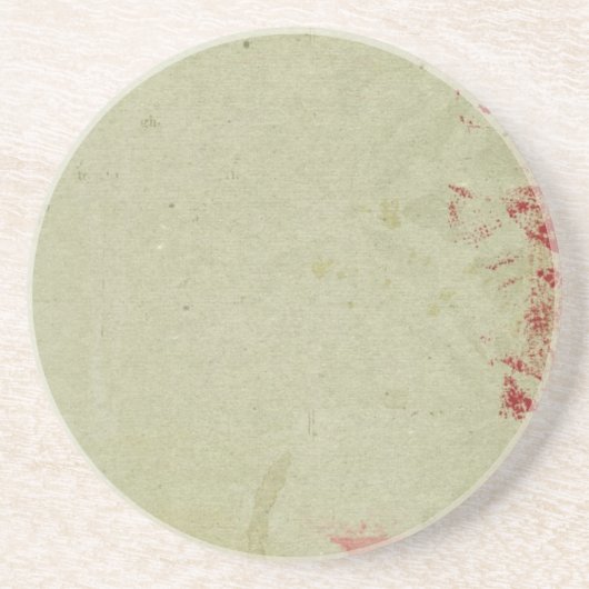 グルンジカラフルヴィンテージ壁紙 コースター (正面)