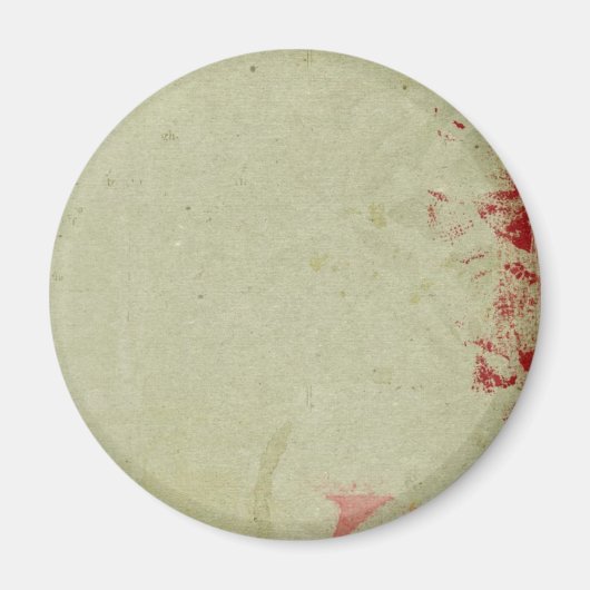 グルンジカラフルヴィンテージ壁紙 マグネット (正面)