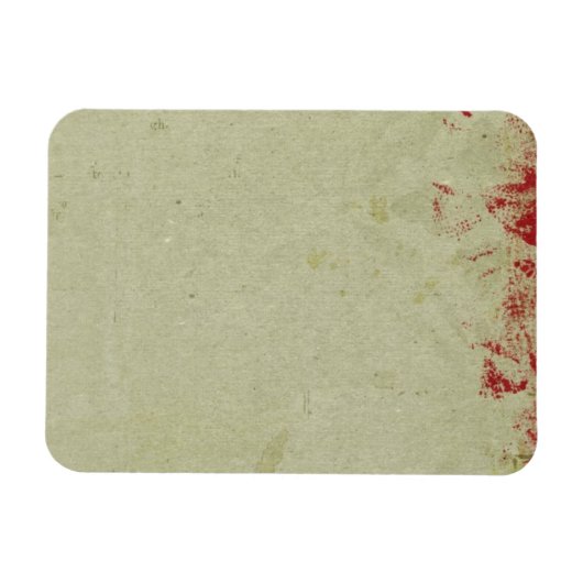 グルンジカラフルヴィンテージ壁紙 マグネット (横)