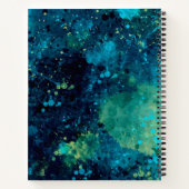 グルンジーターコイズと黄 ノートブック (裏面)