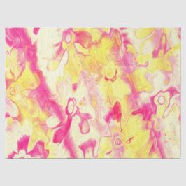 グルンジ絵を描-花模様-12-ティッシュペーパー 薄葉紙