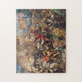 グルンワルドの戦い(中世軍隊場)(戦争) ジグソーパズル (縦)