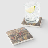 グルンワルドの戦い(中世軍隊場)（戦争） ストーンコースター (横)