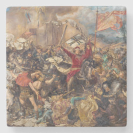 グルンワルドの戦い(中世軍隊場)（戦争） ストーンコースター