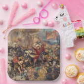 グルンワルドの戦い(中世軍隊場)（戦争） ペーパープレート (パーティー)