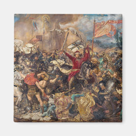 グルンワルドの戦い(中世軍隊場)（戦争） マグネット