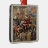 グルンワルドの戦い(中世軍隊場)（戦争） メタルオーナメント (右)