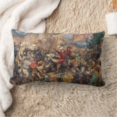 グルンワルドの戦い(中世軍隊場)（戦争） ランバークッション (ブランケット)