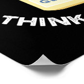 グルーあなた考えはグルーおもしろいプンダークBg ポスター (角)