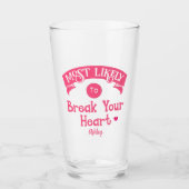 グルーおもしろいプバチェロレッテの可能性が最も高いブレークハート タンブラーグラス (正面)