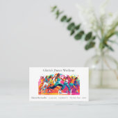 グルーカラフルプエクササイズクラス 名刺 (スタンド正面)