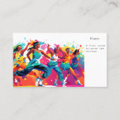 グルーカラフルプエクササイズクラス 名刺 (裏面)