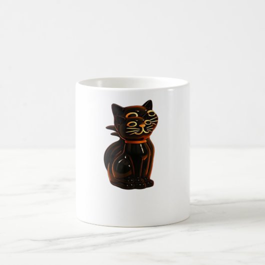グルーゼルキャットハロウィーンギフトクラシックTシャツ コーヒーマグカップ (中央)