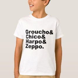 グルーチョ & チコ & ハーポ & ゼッポ Tシャツ