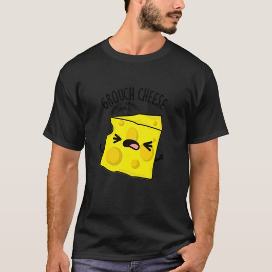 グルーチーズ おもしろ チーズ ダジャレ Tシャツ (正面)
