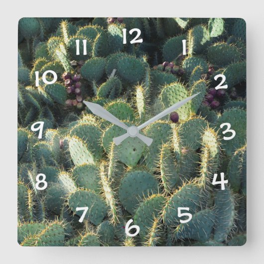 グルーネカクテーン スクエア壁時計 (正面)